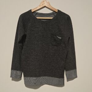 Chic Charcoal Crewneck Sweater